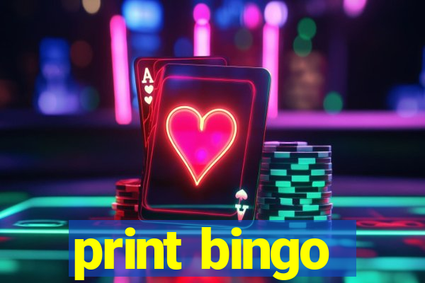 print bingo